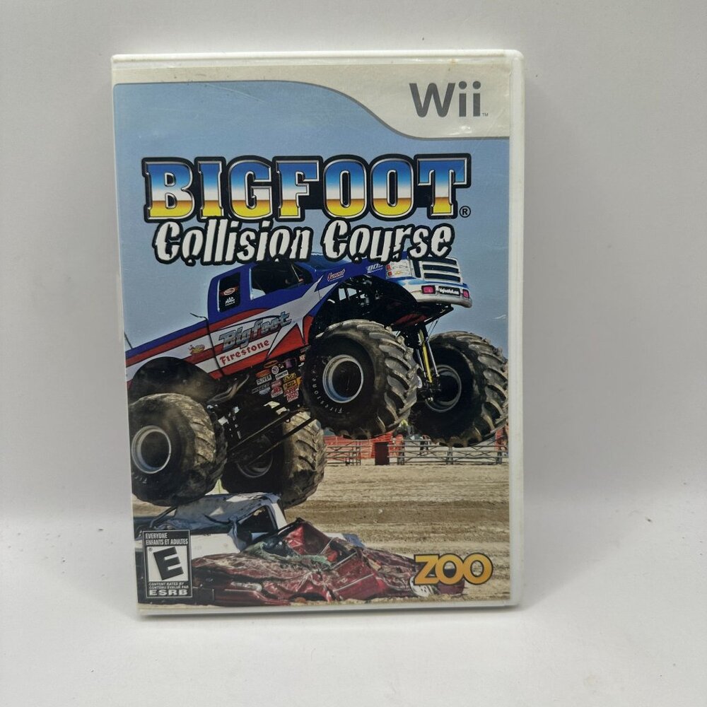 Bigfoot Collision Course Nintendo Wii Game Complete With Manual & Case